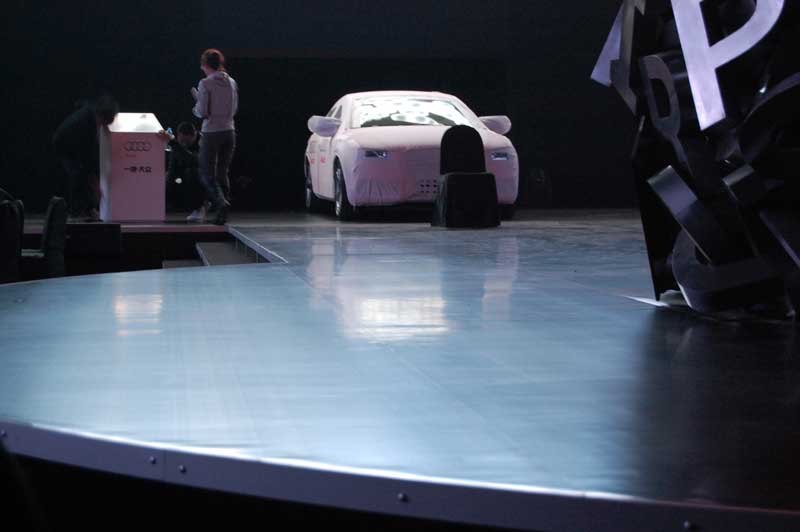 北京奧迪百年慶典舞臺地板