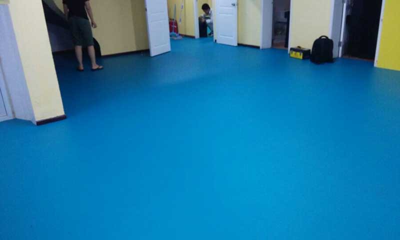 北京pvc運動地板 北京市昌平區八仙別墅pvc運動地板