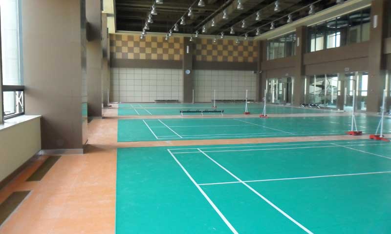 山東省濟南全運村羽毛球地膠 山東省濟南全運村羽毛球地膠